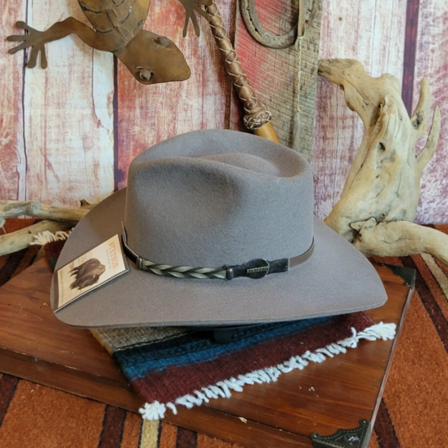 4X Buffalo Fur Felt Hat the “Drifter” by Stetson  SBDFTR-163420