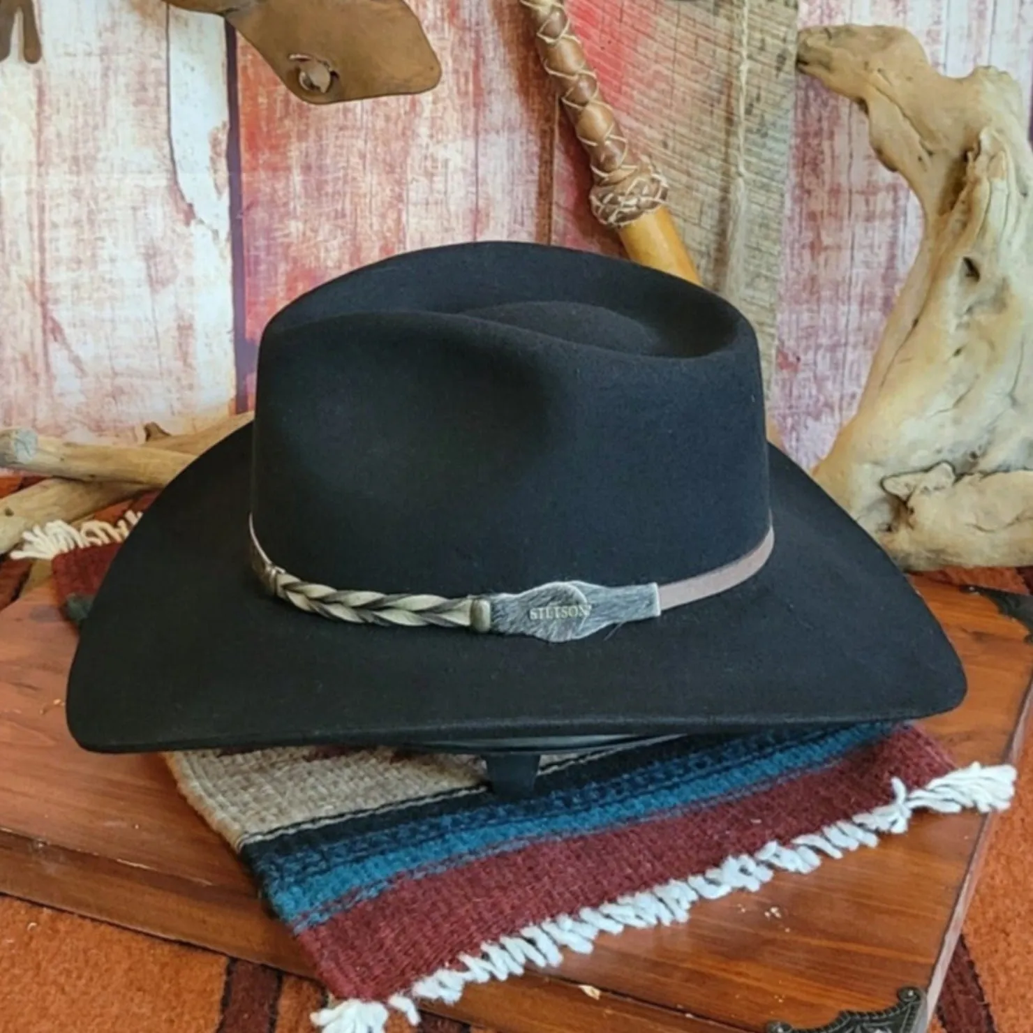 4X Buffalo Fur Felt Hat the “Drifter” by Stetson  SBDFTR-163420