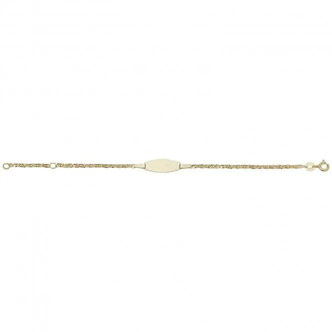 9ct Yellow Gold Babies ID Bracelet