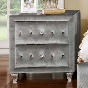 Alzir Gray Night Stand