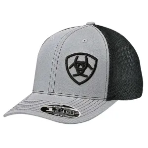 ARIAT Storm Offset Shield (Grey/Black) - Trucker Cap