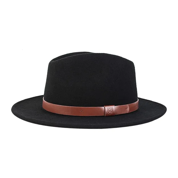 Brixton Messer Fedora - Black Tan Band