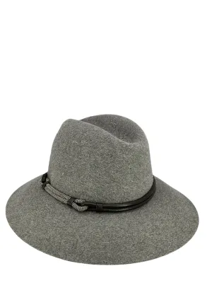 Brunello Cucinelli Felt Hat With Monili Band