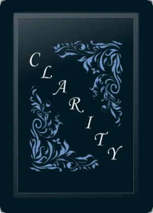 Clarity Floral Diagonal Blue Logo Panel