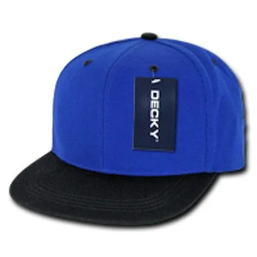 Decky 100 Lot Of Blank Flat Bill Snapback Caps Hats Solid Two Tone Wholesale Lots