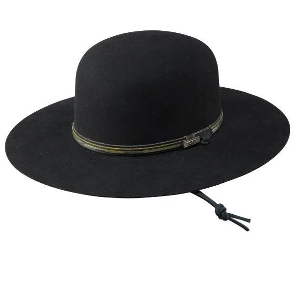 Dobbs Open Crown Felt Hat - Honcho in Black Camouflage