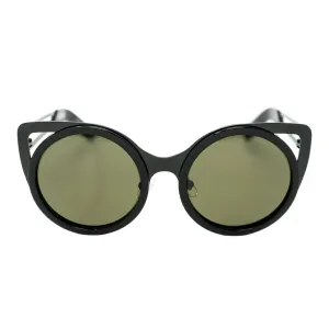 Erdem Sunglasses Cat Eye Black and Grey