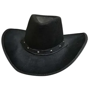 Felt Cowboy Hat Black