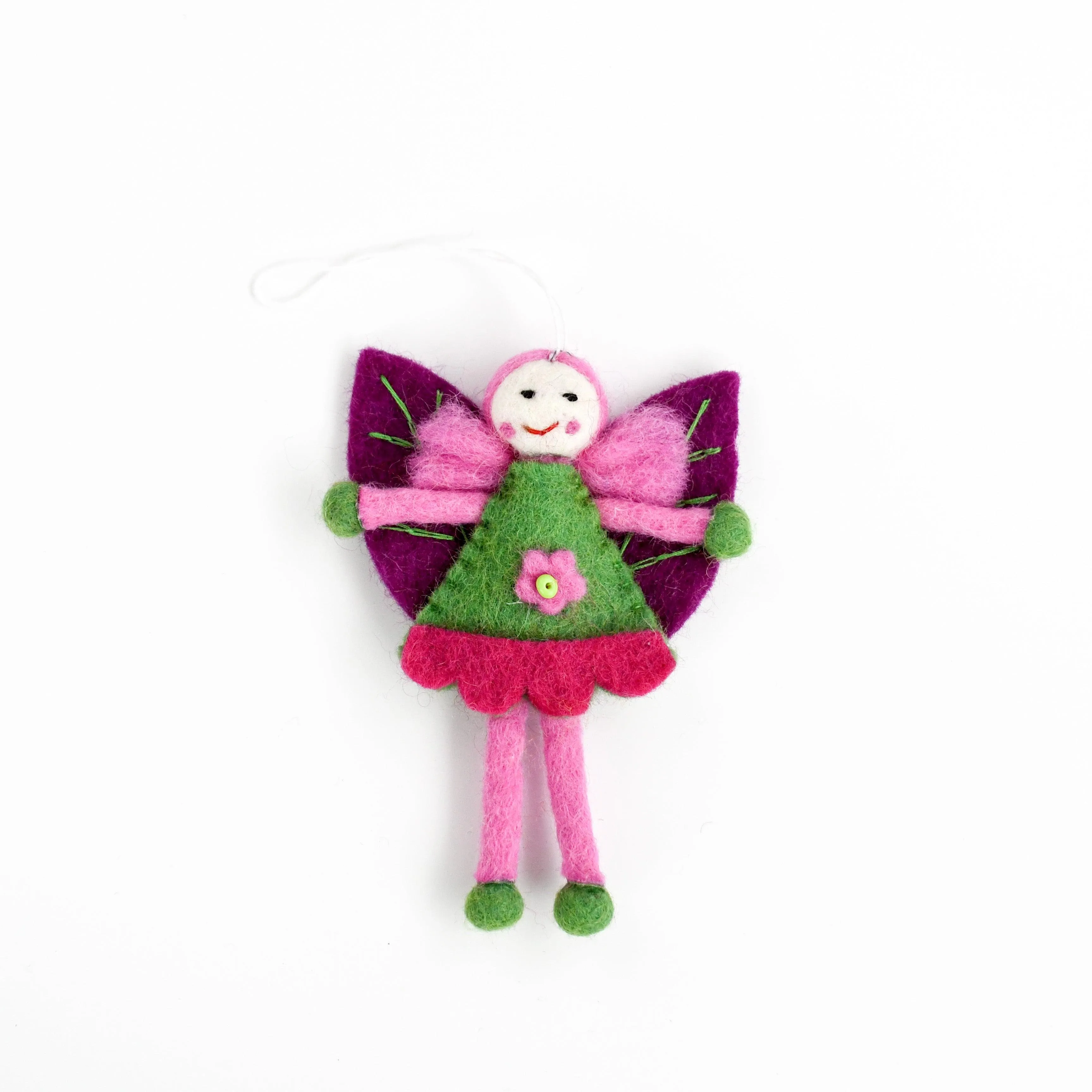 Felt Leaf Fairy - Pink Hair