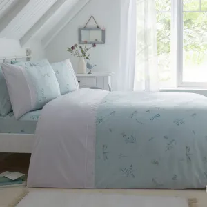 Fifi Duvet Cover Set by Dreams & Drapes Decorative in Duck Egg