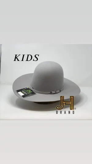 JH Kids Wool Felt “Silver Grey” 3”3/4 brim