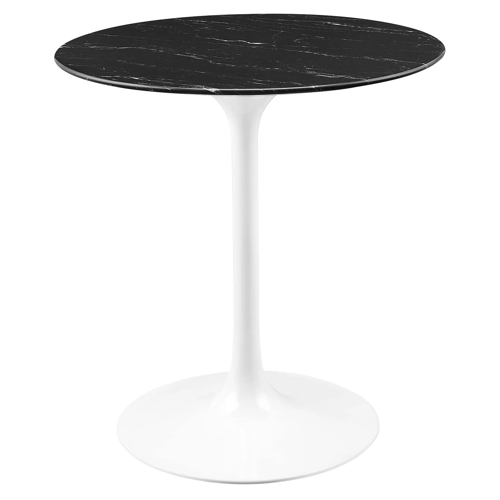 Lippa 28" Round Artificial Marble Dining Table