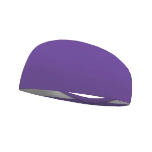 Mauve Solid Printed Wicking Headband