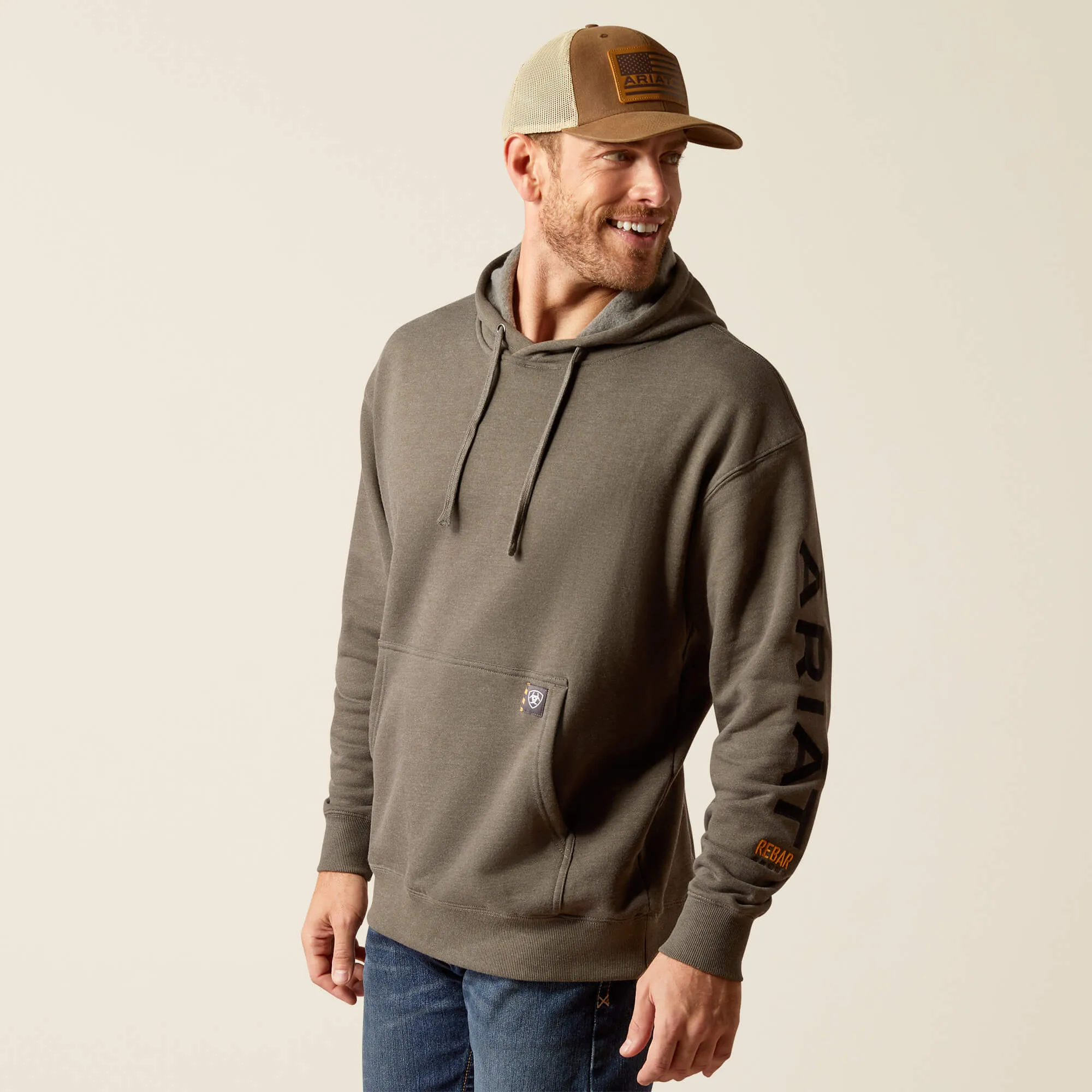 Men's Ariat Rebar Graphic Hoodie #10051976