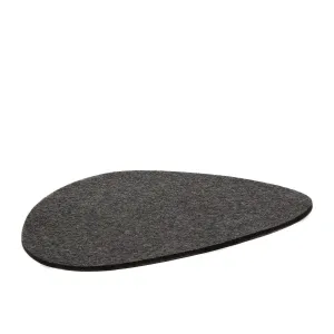 Merino wool felt trivets, stone shape large