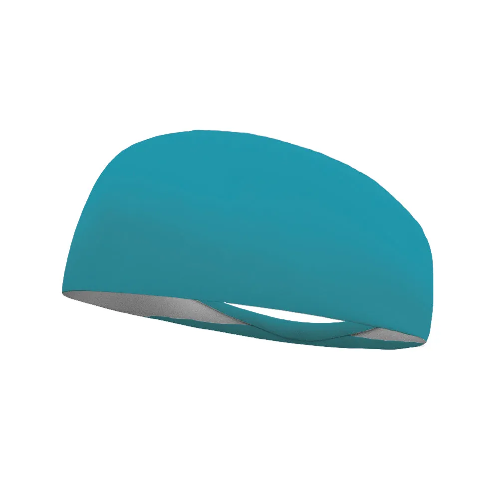 Misty Clouds Solid Printed Wicking Headband