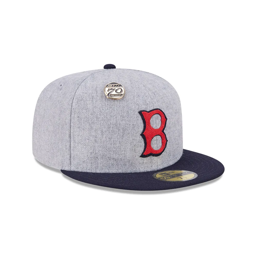 New Era 59Fifty MLB 59Fifty Day 2024 Boston Red Sox Heather Grey