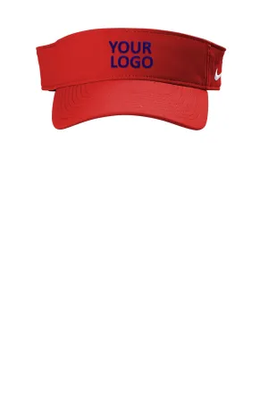 Nike Dri-FIT Team Customized Visors, University Red