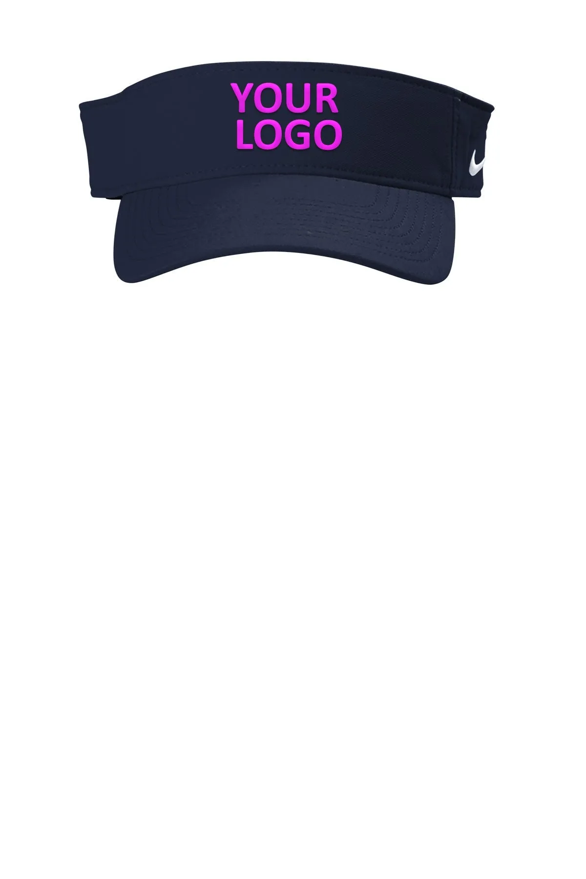 Nike Dri-FIT Team Performance Branded Visors, College Navy