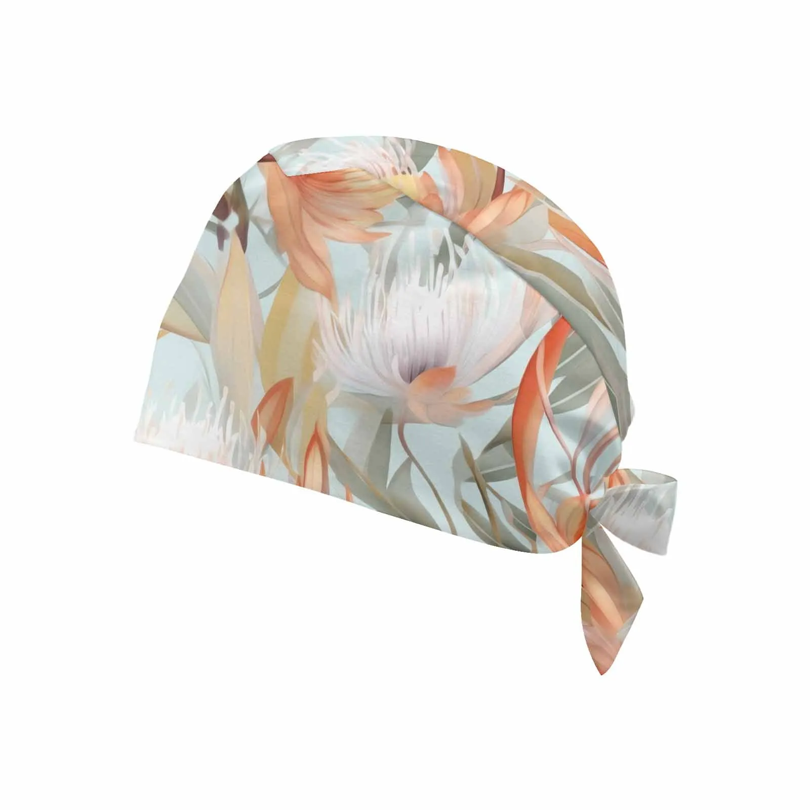 Nurse Scrub Cap Australian Floral 3  Scrub Cap