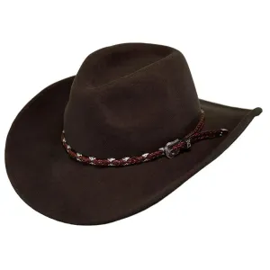 Outback Wallaby - Soft Wool Felt Outdoorsman Hat