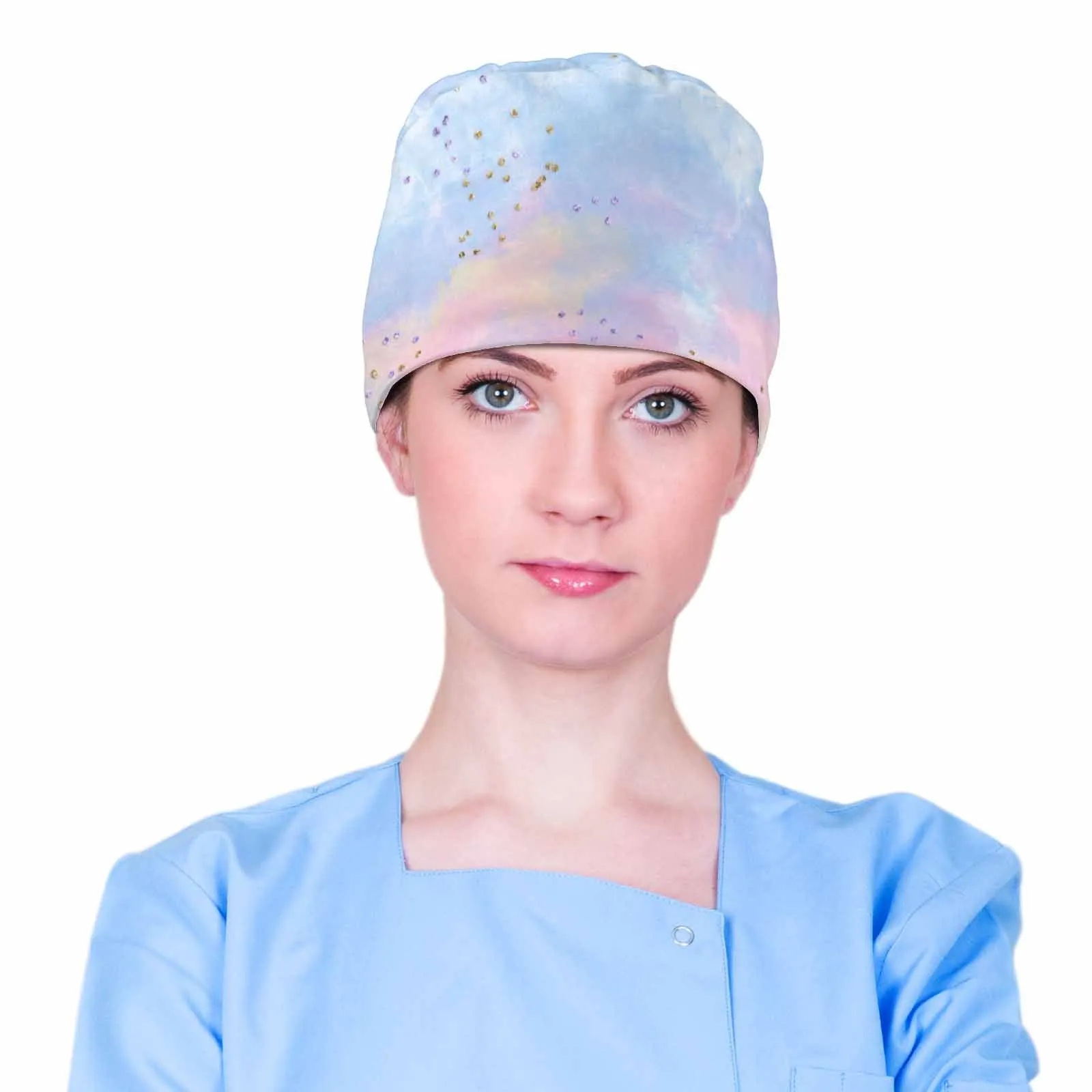 Pastel Clouds  Scrub Cap