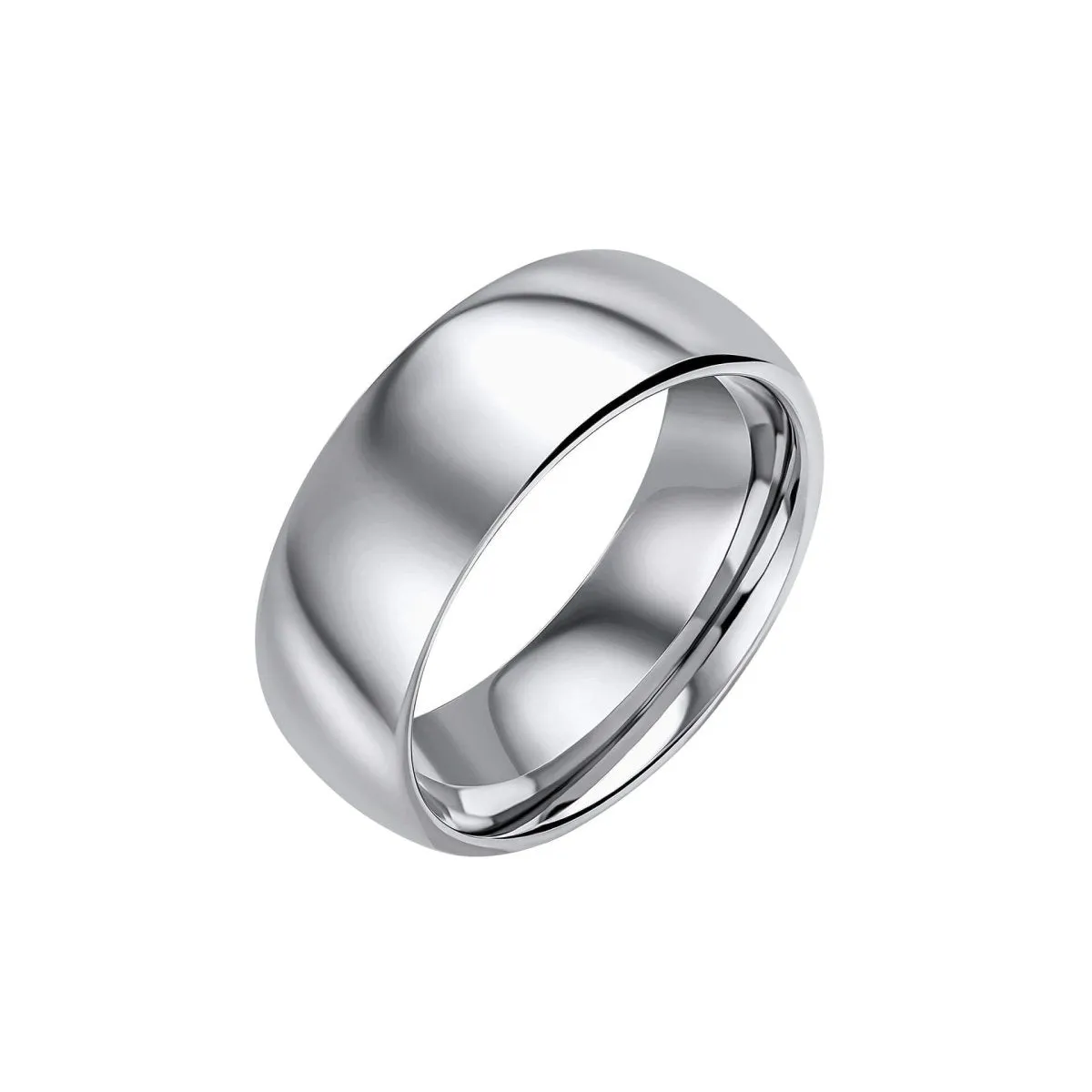 Plain Polished Tungsten Ring