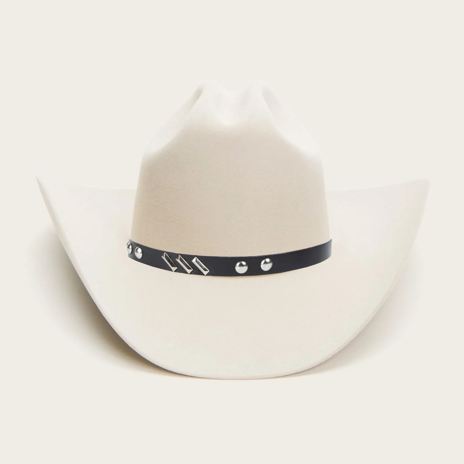 Premium Fur Felt Cowboy Hat with Leather Hatband