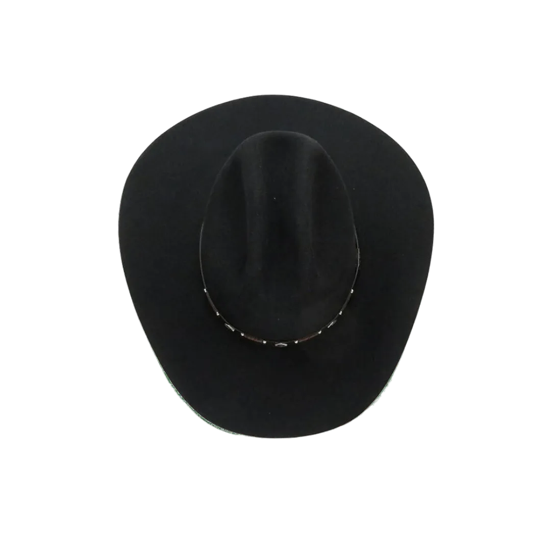 Resistol Hats 6x Black Rock Fur Felt Hat