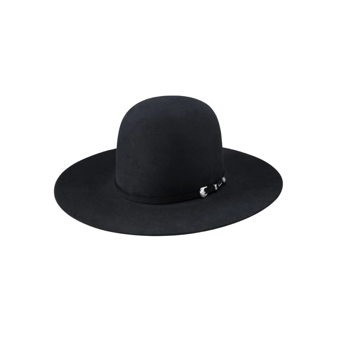 Resistol Men's 6X Midnight Open Crown Black Hat