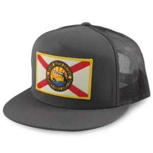 Skinny Water Culture Cracker 5 Panel Mesh Back Hat/Charcoal