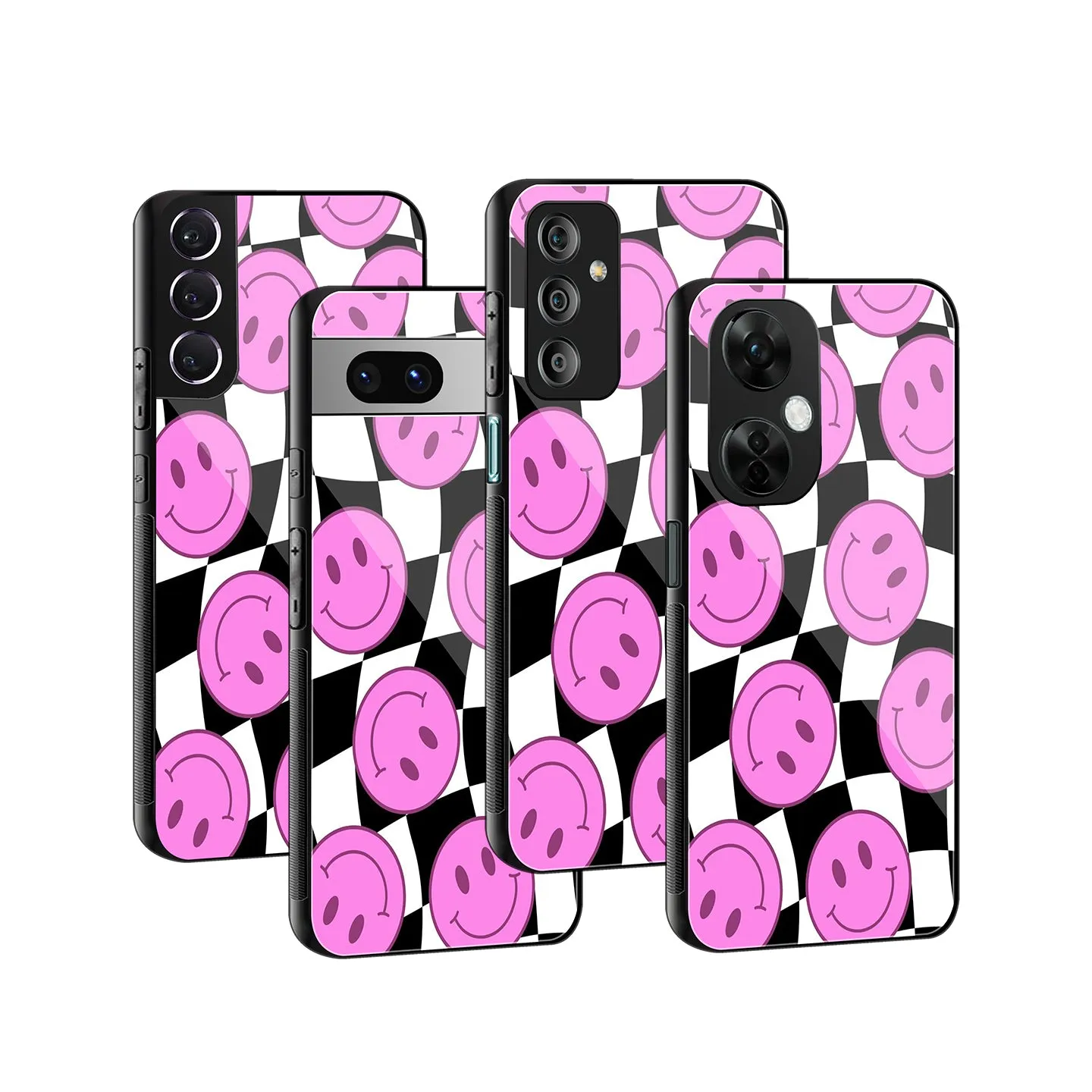 Smileys Trippy Pattern Phone Cover | Glass Case