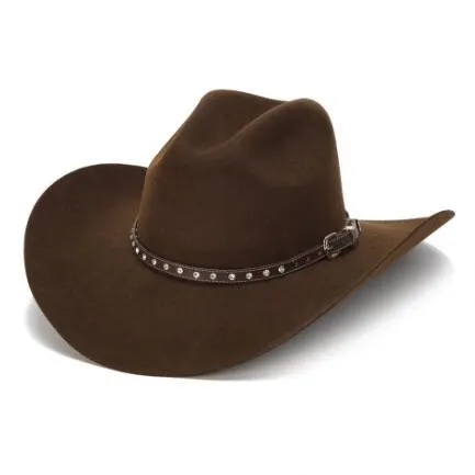 Stamped Western Felt 100X Wool Hat - The Harley