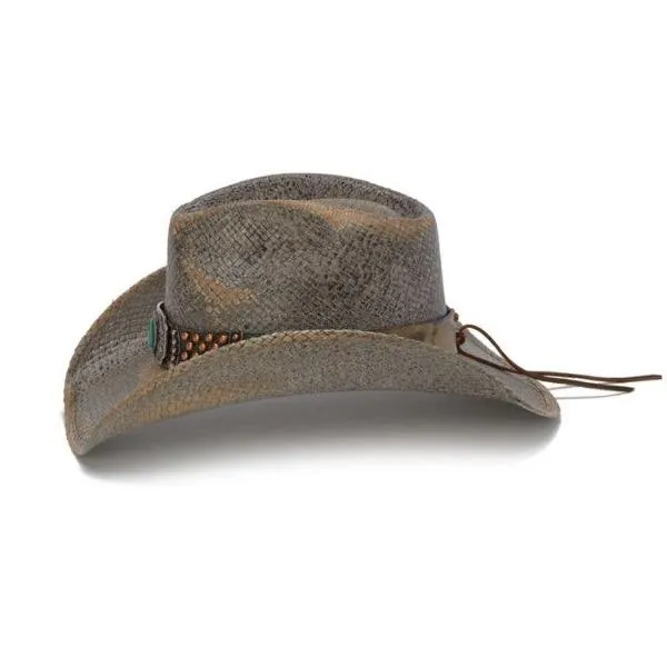 Stampede Women's Straw Western Hat - The Greenstone