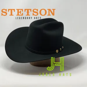 Stetson 100X El Presidente Black 5" 3/4 Crown 4" brim