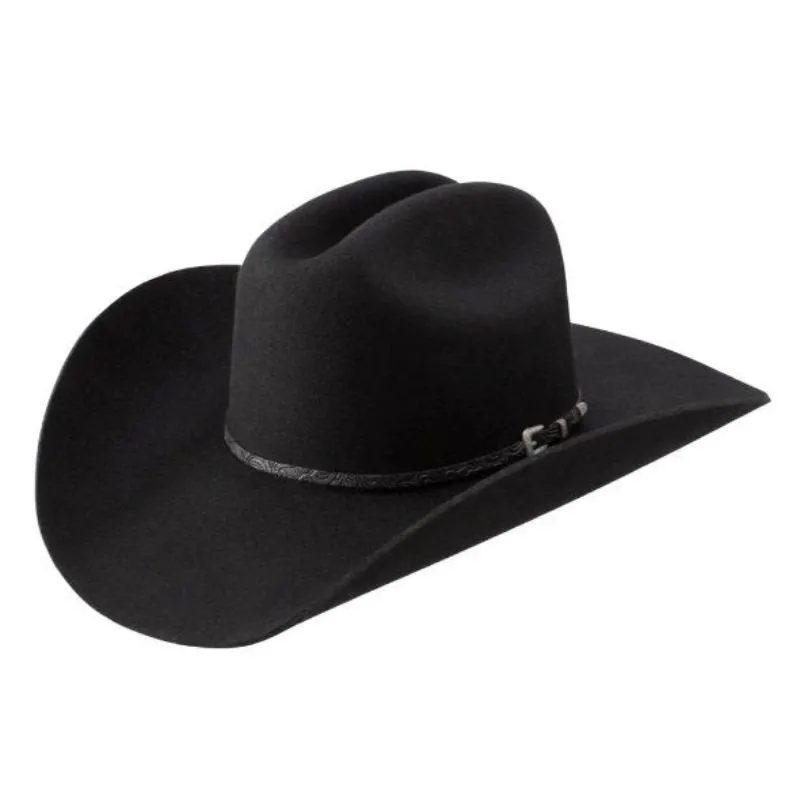 Stetson 3X Black Felt Hat - Red Rocks