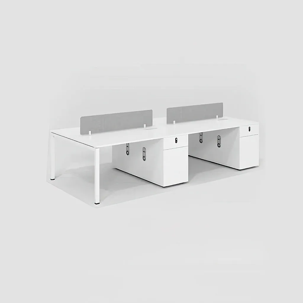 Timeless Elegance Classic Fashion White Staff Desk YGZ-1020