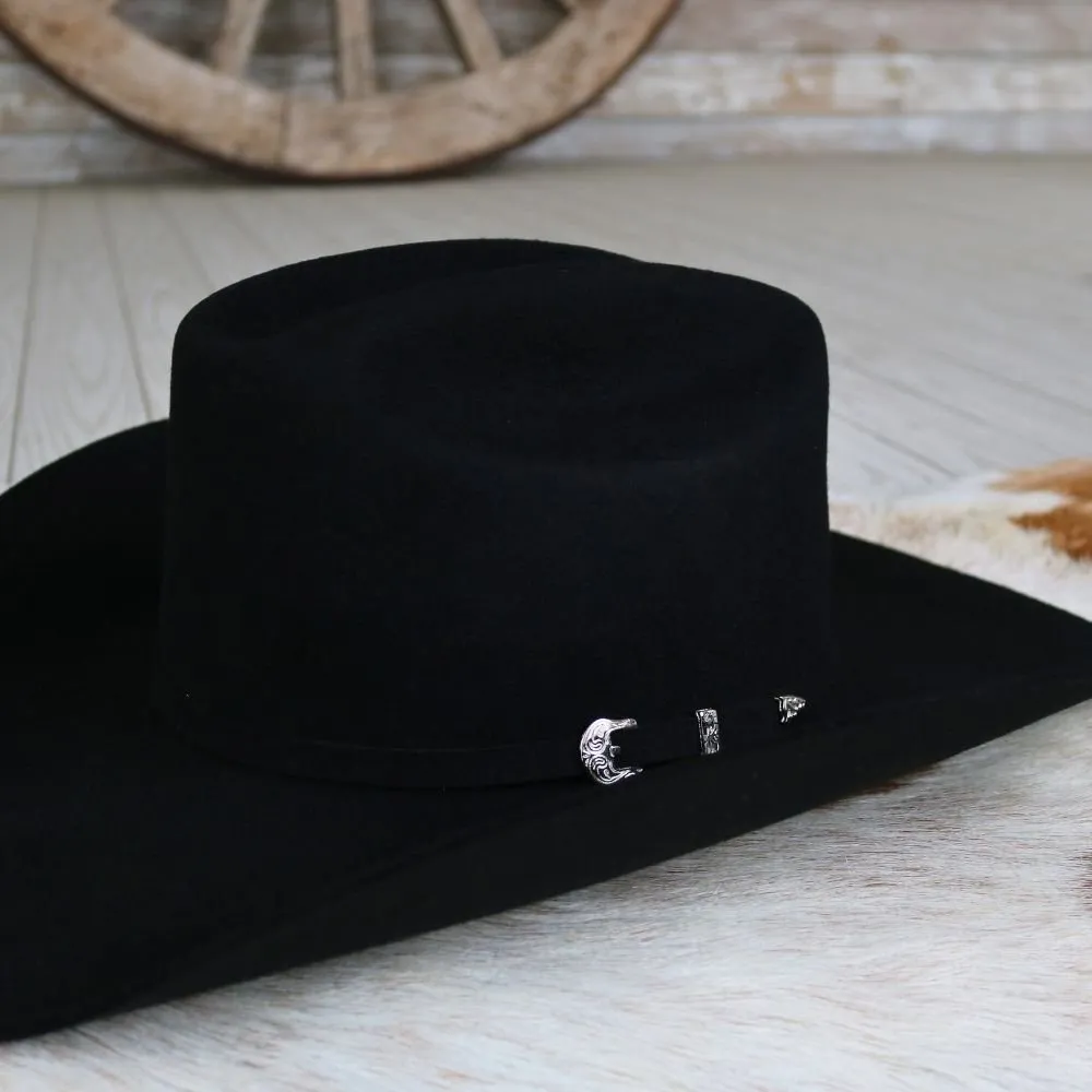 Twister 3X Black Wool Cowboy Hat - Santa Fe