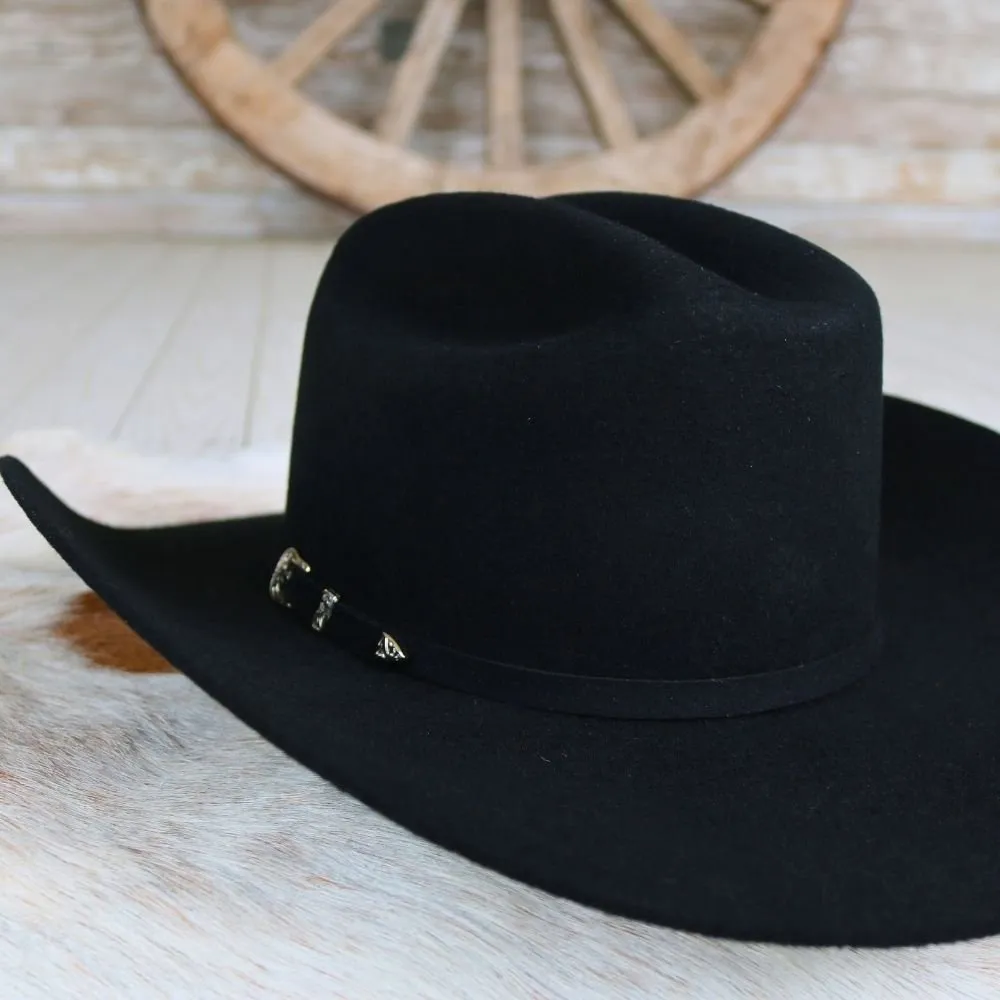 Twister 3X Black Wool Cowboy Hat - Santa Fe