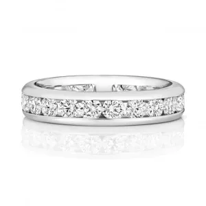 Wedding Band 18ct White Gold Diamond Eternity Ring WQ265W